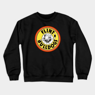 Defunct Flint Bulldogs Hockey Crewneck Sweatshirt